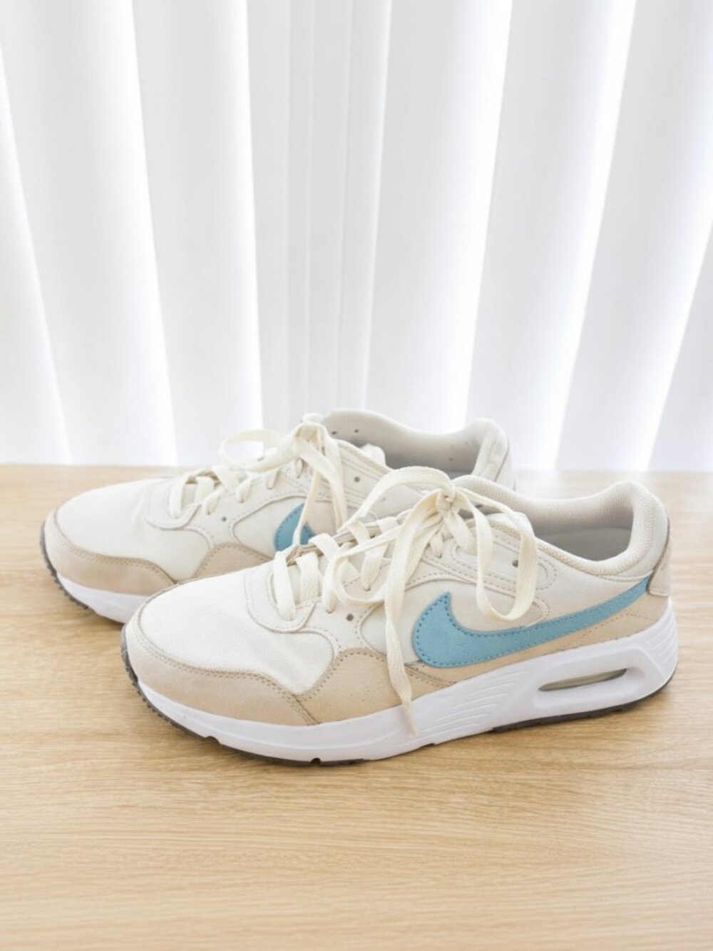 Nike Air Max SC Womens Size 8 Summit White Blue Sneakers